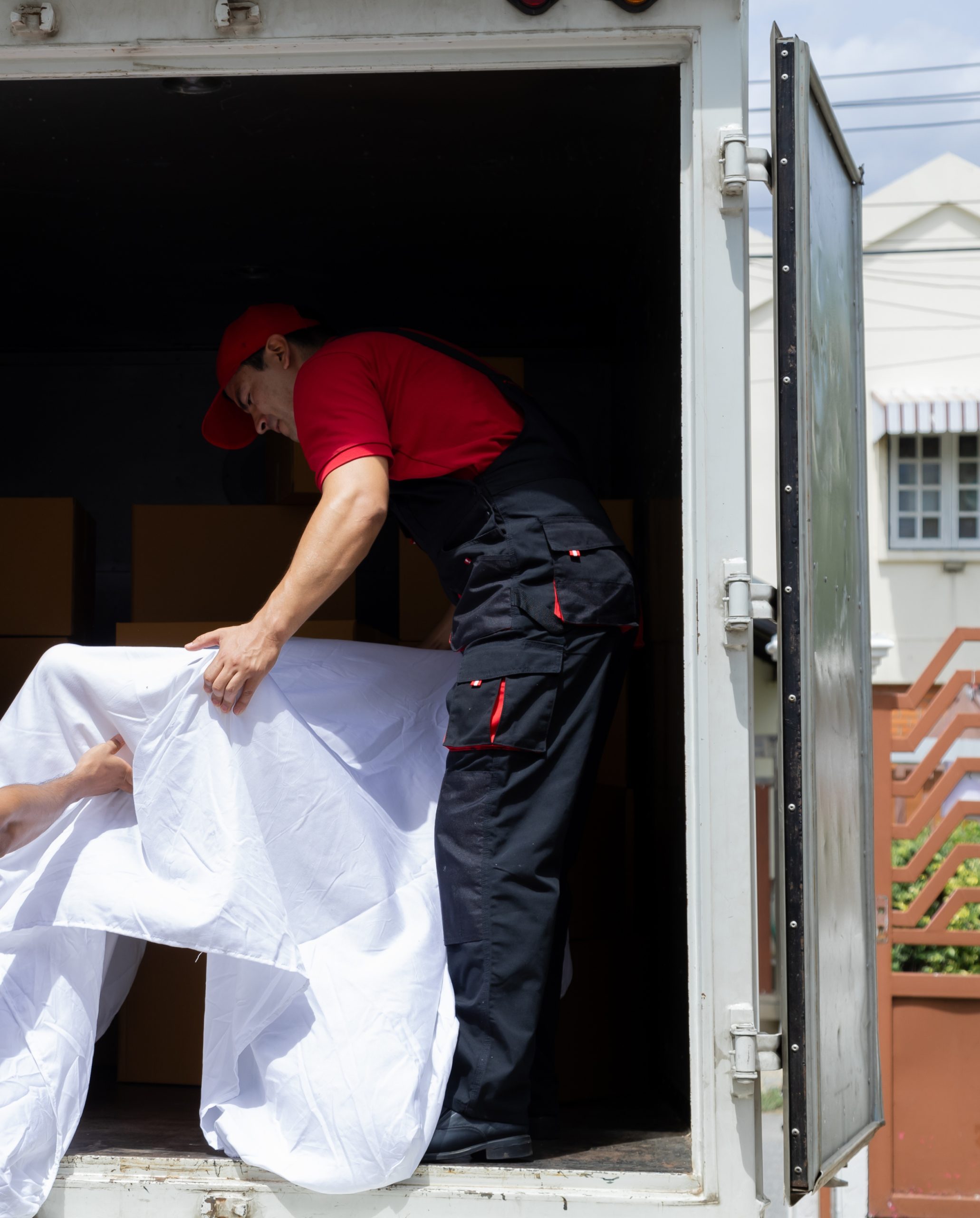 Moving into or out of storage units