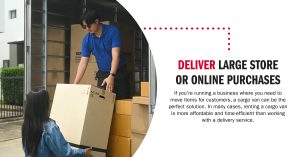 deliver large store or online purchases